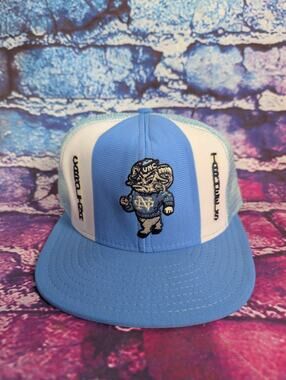 North Carolina Tar Heels AJD Lucky Stripes Vintage Snapback Cap Hat